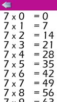 Multiplication tables capture d'écran 2