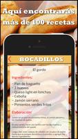 Recetas de bocadillos screenshot 2