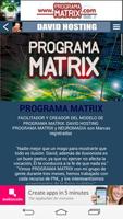 PROGRAMA MATRIX تصوير الشاشة 1