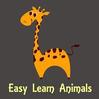 Easy Learn Animals Affiche