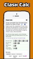 Clash Calc screenshot 1