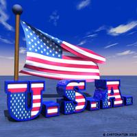 USA BACKGROUNDS Affiche