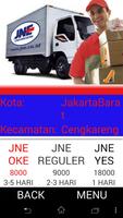 برنامه‌نما Tarif Ongkir JNE Medan 2015 عکس از صفحه