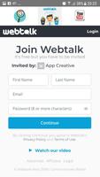 برنامه‌نما Webtalk link 2018 عکس از صفحه