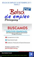 Poster Bolsa de Trabajo Paraguay