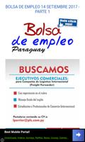 Bolsa de Trabajo Paraguay 海報