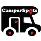 CamperSpots sitios camper y AC Zeichen