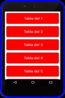 Multiplication table screenshot 1