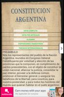 Constitucion Argentina Affiche