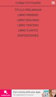 Código Civil España ảnh chụp màn hình 1