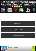 Estadísticas de Whatsapp poster