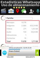 Estadísticas de Whatsapp تصوير الشاشة 2