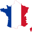 ”France flag map