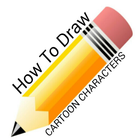How To Draw Cartoon Characters أيقونة