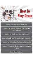 How To Play Drum স্ক্রিনশট 1