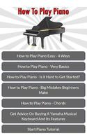 How To Play Piano স্ক্রিনশট 3