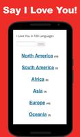 I Love You in 100 Languages الملصق
