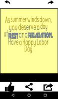 Labor Day Greeting Card اسکرین شاٹ 1