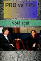 Macri vs Cristina poster