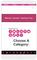 Makeup Tutorials, Training & Tips تصوير الشاشة 1
