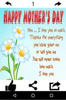 Happy Mothers Day Greetings Affiche