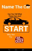Name The Car. Car Quiz Affiche