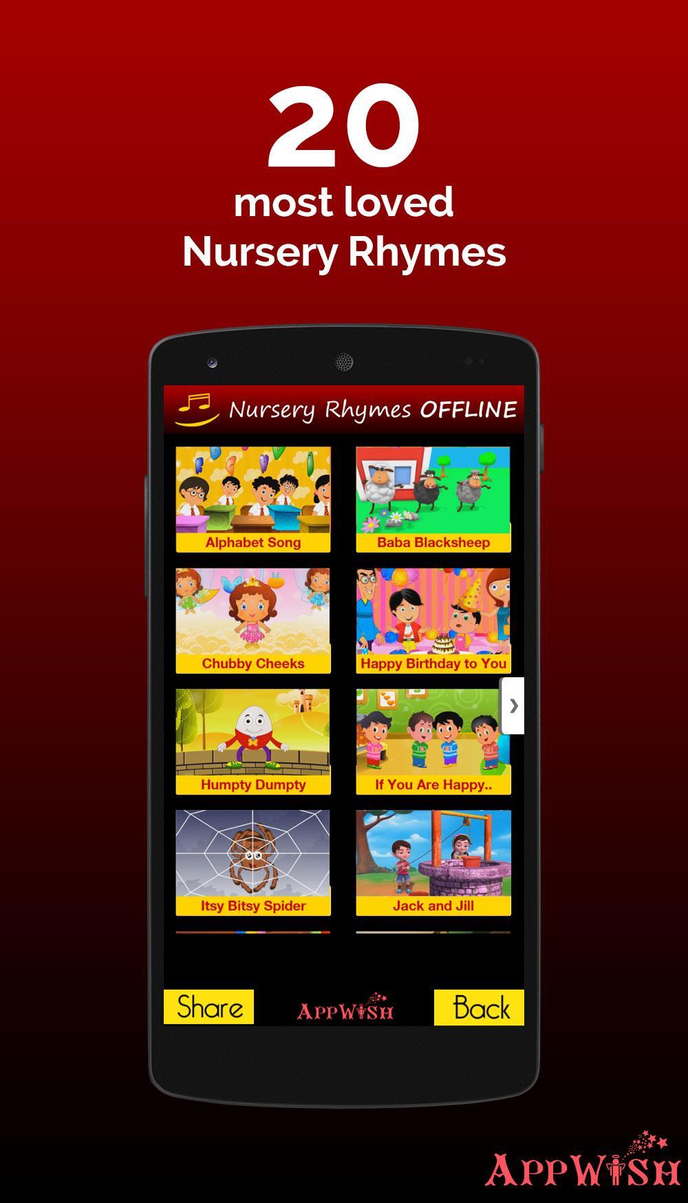 NURSERY RHYMES VIDEOS OFFLINE for Android   APK Download Hol dir