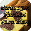 recetas bizcochos fácile niños
