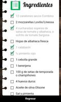 Recetas de comida Italiana Screenshot 3