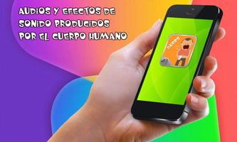 🆓 Sonidos y efectos del cuerpo humano โปสเตอร์