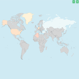 learn the world map ícone
