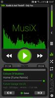 MusiX Material Dark Green Skin পোস্টার