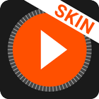 MusiX Material Dark Orange Ski icono