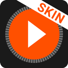 MusiX Material Dark Orange Ski icône