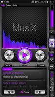MusiX Hi-Fi Purple Skin for mu پوسٹر