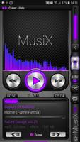 Poster MusiX Hi-Fi Purple Skin for mu