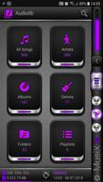 MusiX Hi-Fi Purple Skin for mu ảnh chụp màn hình 2