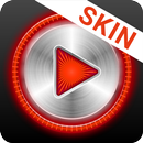 MusiX Hi-Fi Red Skin for music APK
