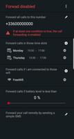 Smart Call Forwarding (schedul ảnh chụp màn hình 1