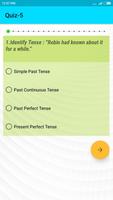 English Tenses Quiz Screenshot 1