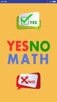 Poster Yes No Math Game