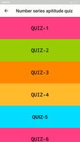 Number Series Aptitude Quiz الملصق
