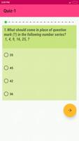 Number Series Aptitude Quiz تصوير الشاشة 1