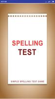 Spelling Test Plakat