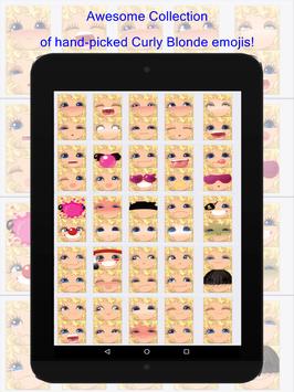Curly Blonde Emoji screenshot 3