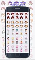 پوستر Anime Girl Emoji