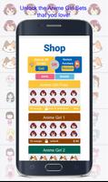 برنامه‌نما Anime Girl Emoji عکس از صفحه