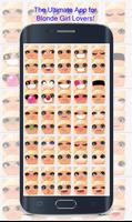 Poster Blonde Girl Emoji