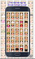 Blonde Female Emoji پوسٹر