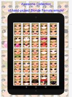 Blonde Female Emoji اسکرین شاٹ 3